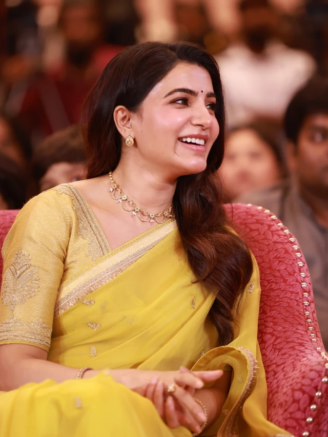 Samantha Cute Photos from Maa Inti Bangaram Pre Release Event