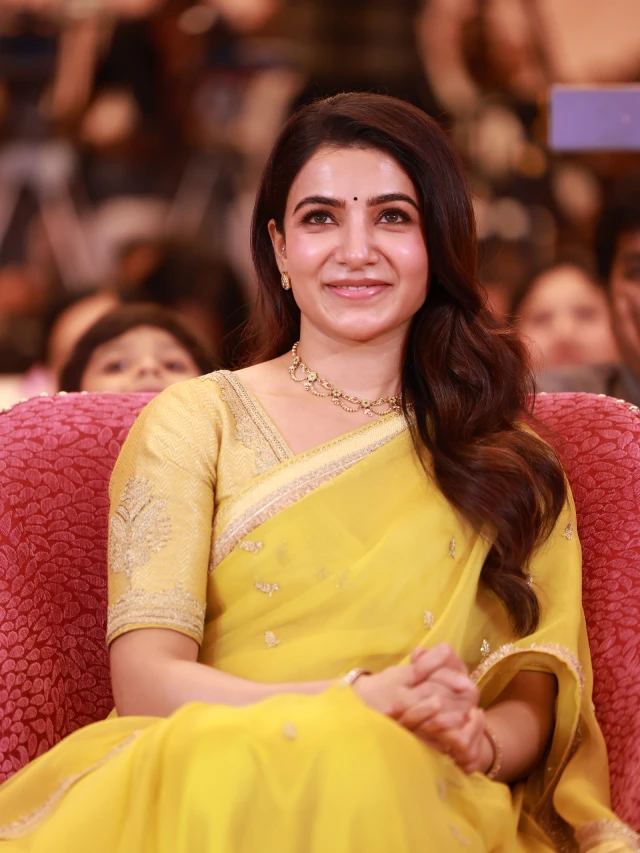 Samantha Cute Photos from Maa Inti Bangaram Pre Release Event