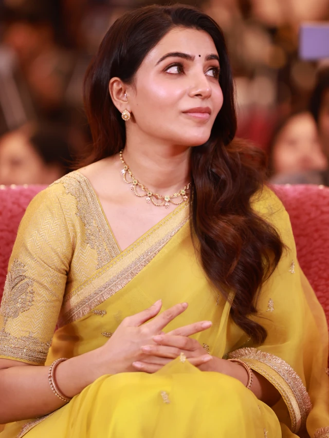 Samantha Cute Photos from Maa Inti Bangaram Pre Release Event