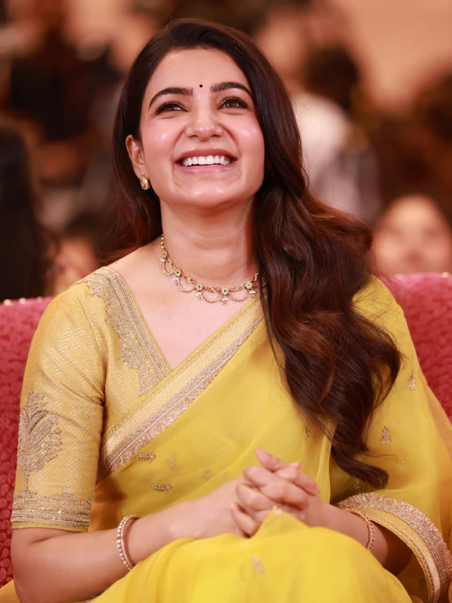 Samantha Cute Photos from Maa Inti Bangaram Pre Release Event