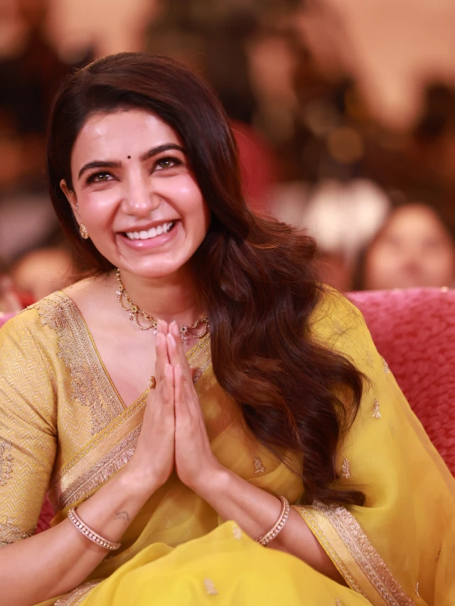 Samantha Cute Photos from Maa Inti Bangaram Pre Release Event