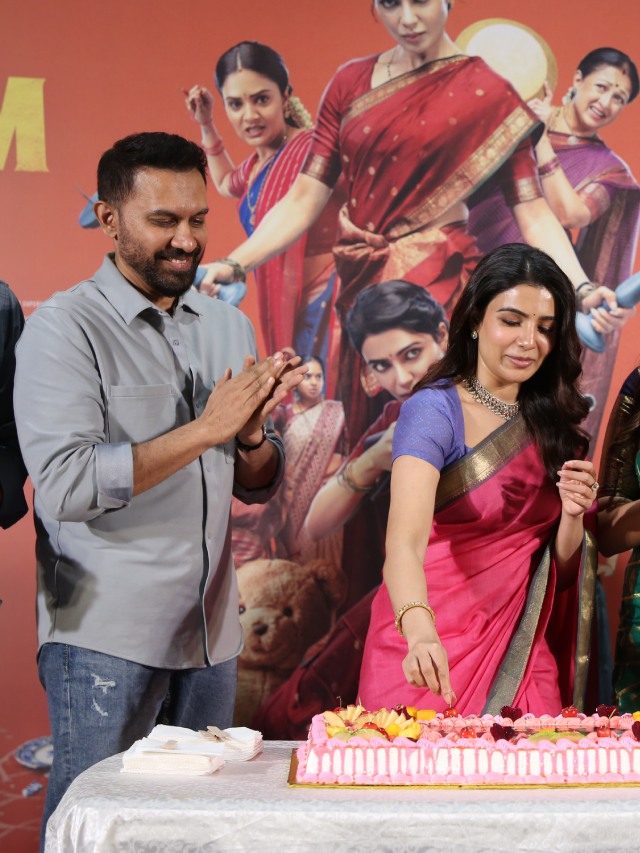Samantha Raj Nidimoru at Maa Inti Bangaram Success Meet