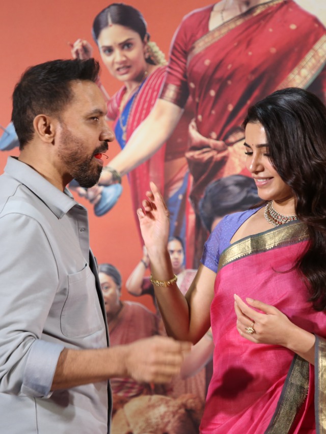 Samantha Raj Nidimoru at Maa Inti Bangaram Success Meet