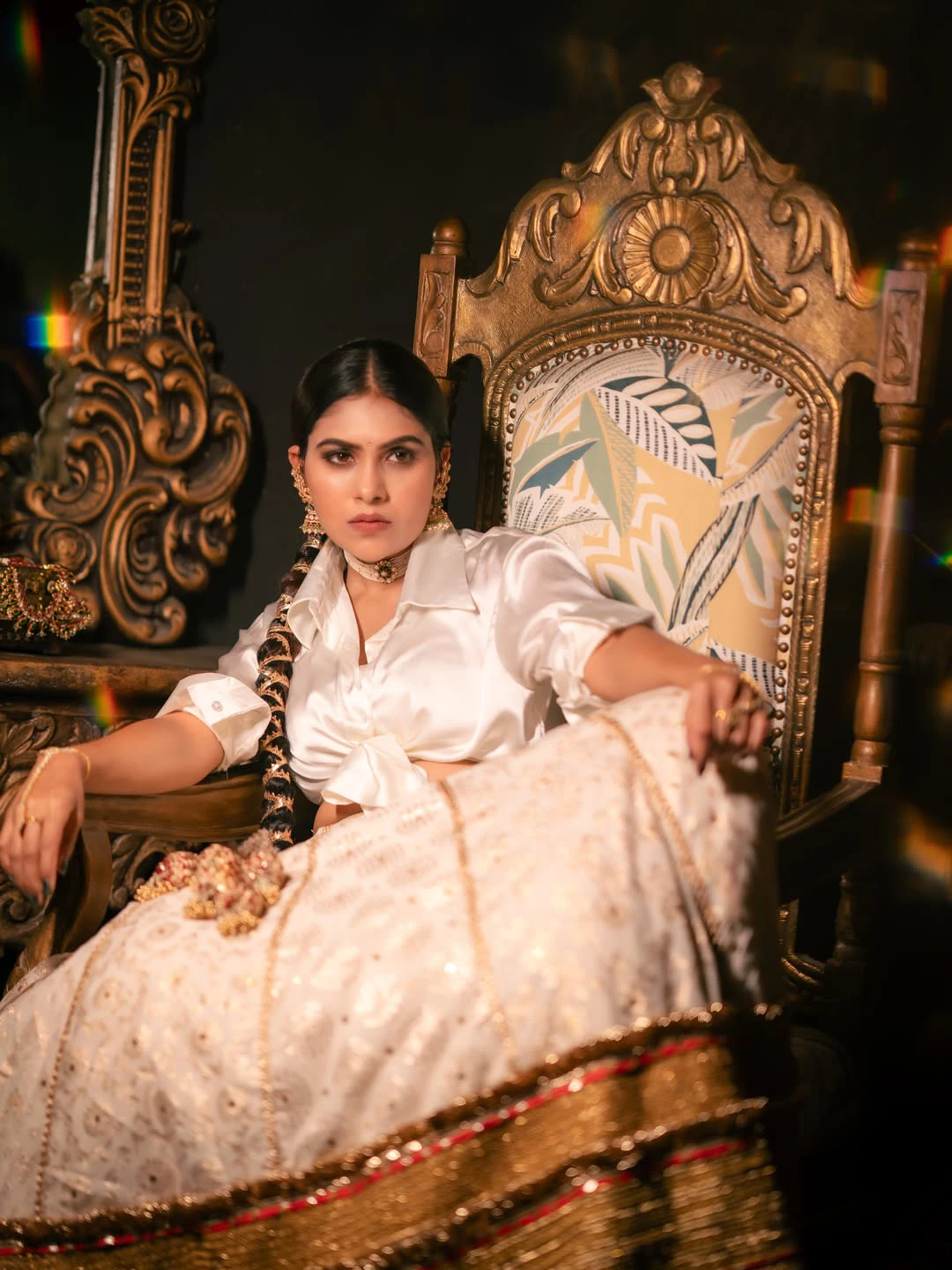 Jabardasth Satya Sri Royal Look