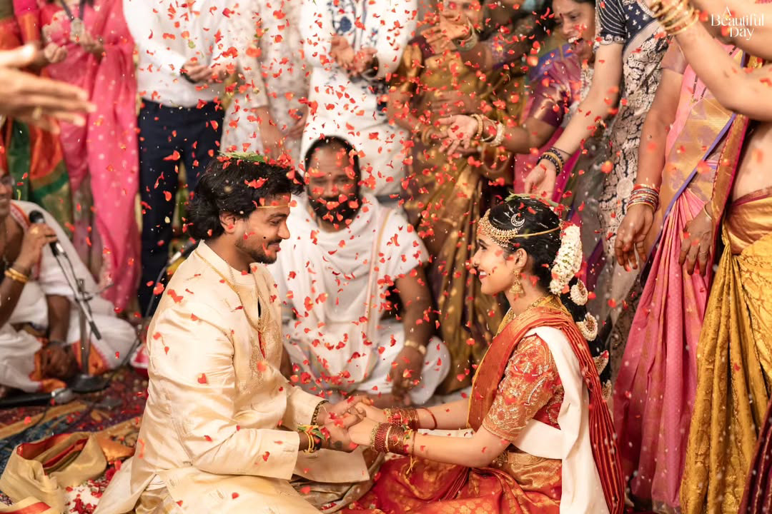 Shanmukh Jaswanth and Vaishnavi wedding photos go viral on social media