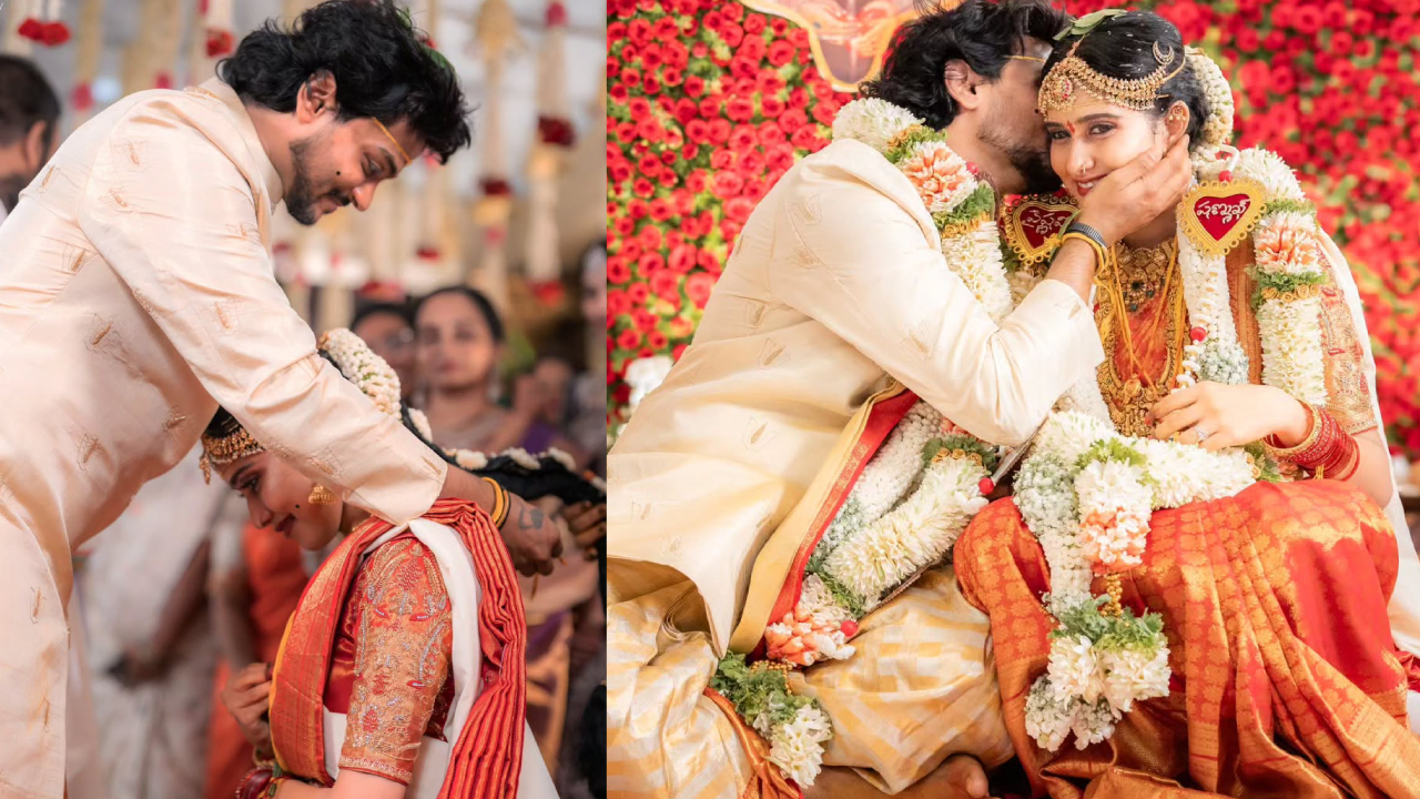 Shanmukh Jaswanth and Vaishnavi wedding photos go viral on social media