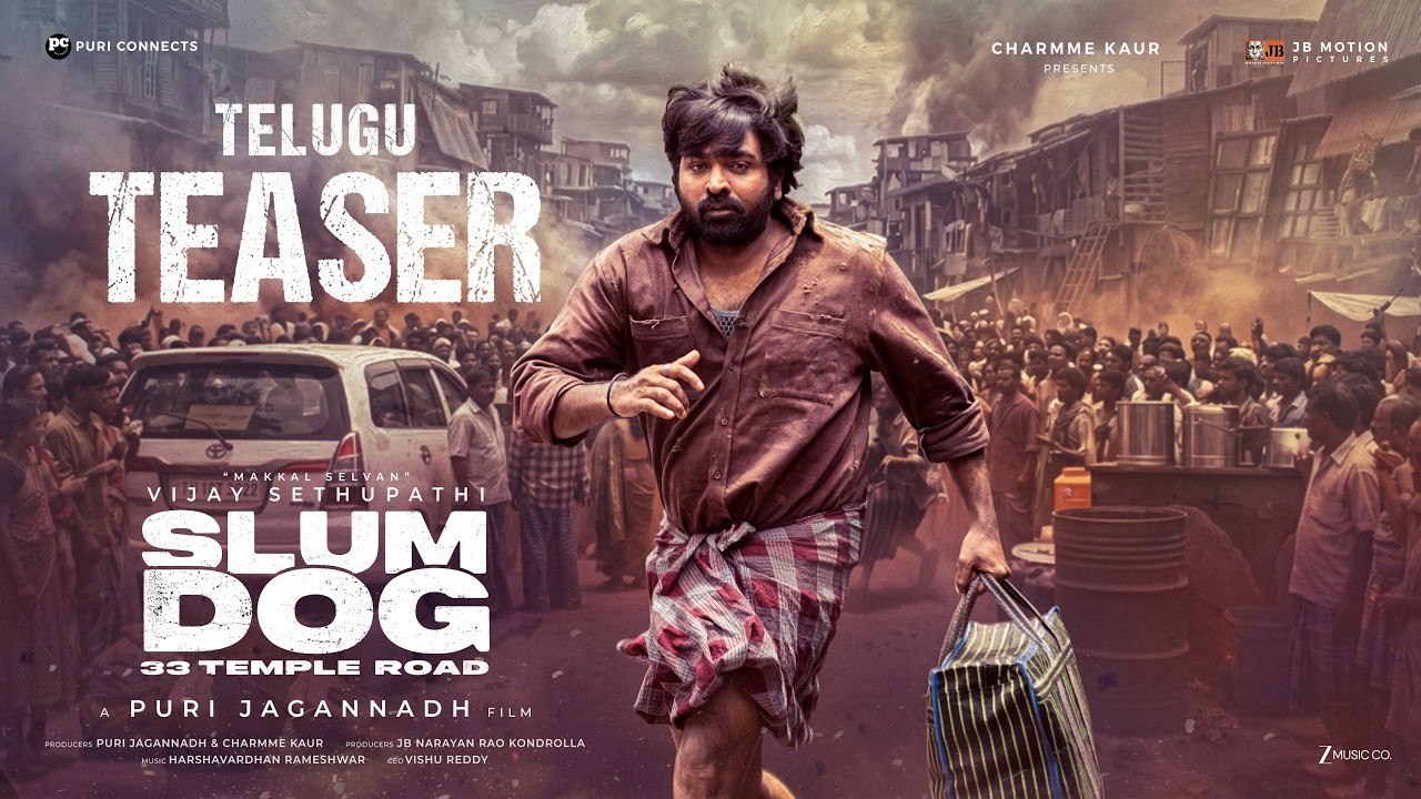 SlumDog : పూరి జగన్నాధ్ – విజయ సేతుపతి ‘స్లమ్ డాగ్’ టీజర్ వచ్చేసింది..