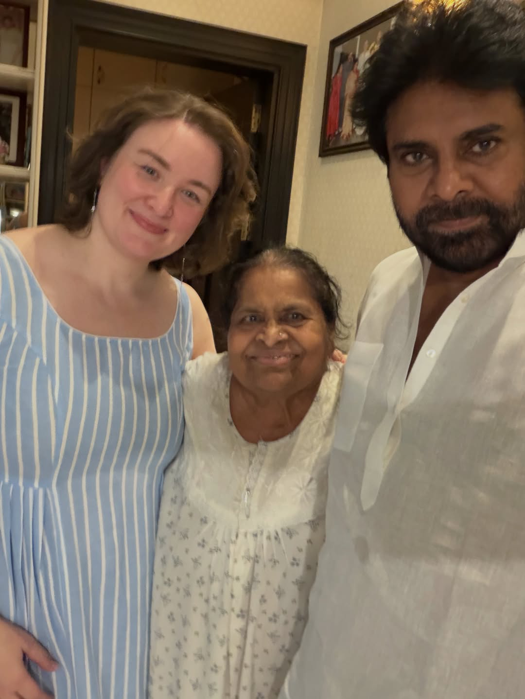 Pawan Kalyan wife Anna Lezhneva shares photos with family