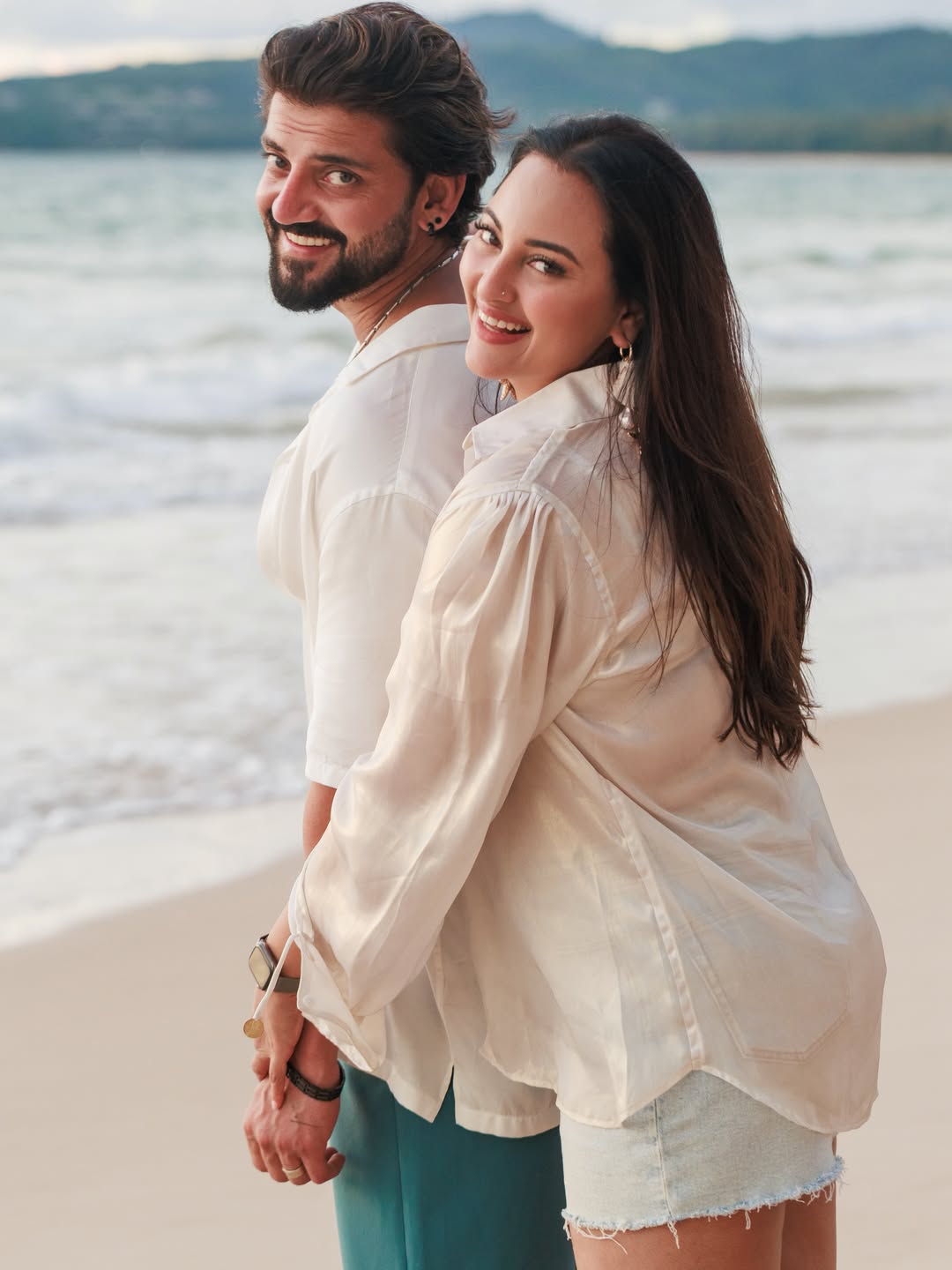 Sonakshi Sinha Enjoying Vacation with Husband
