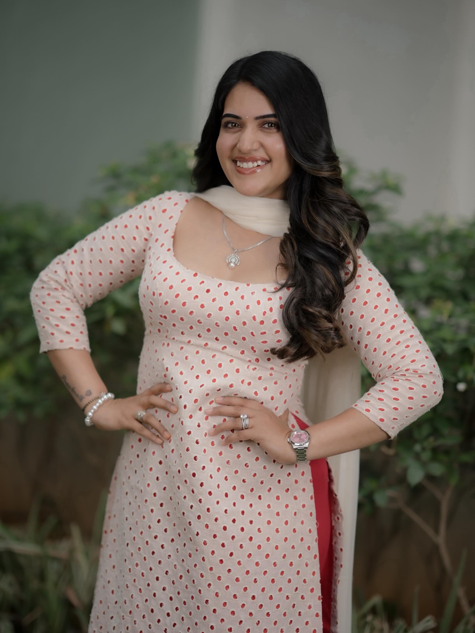 Sravanthi Chokarapu Stunning Looks in Punjabi Dress