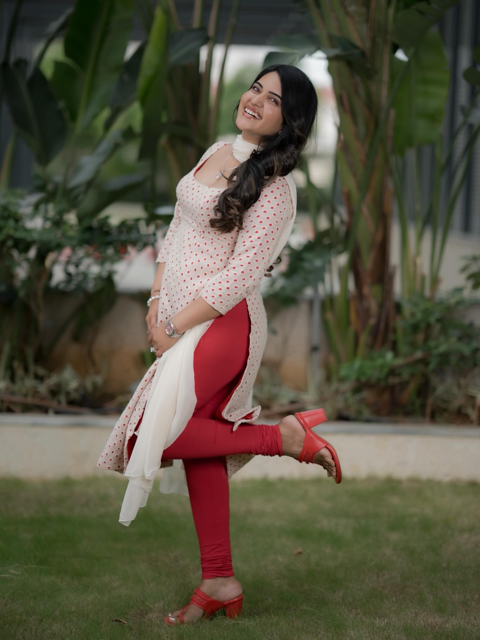 Sravanthi Chokarapu Stunning Looks in Punjabi Dress