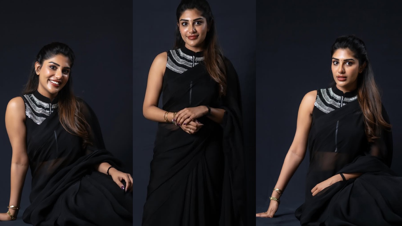 Supritha : నలుపు చీరలో నవ్వులు చిందిస్తూ సుప్రీత.. ఫొటోలు..