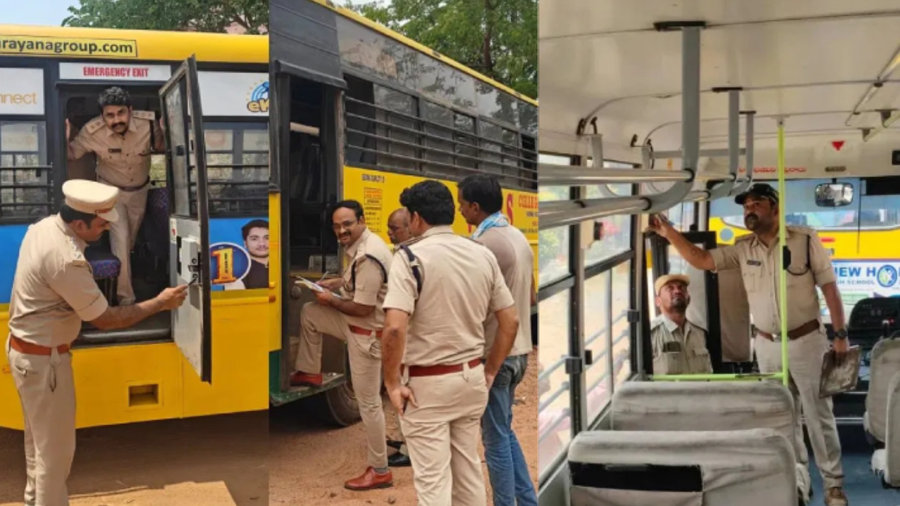 School Buses: తెలంగాణలో స్కూల్ బస్సుల స్పెషల్ డ్రైవ్.. 40 బస్సులు సీజ్.. 165 వాహనాలపై కేసులు