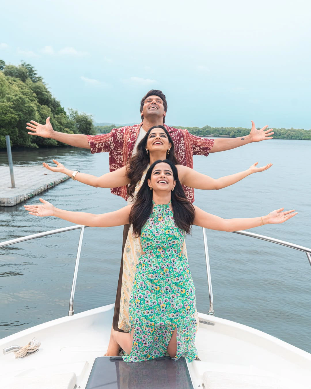 Vaishnavi Chaitanya Shares Photos with Arya and Nikhila Vimal