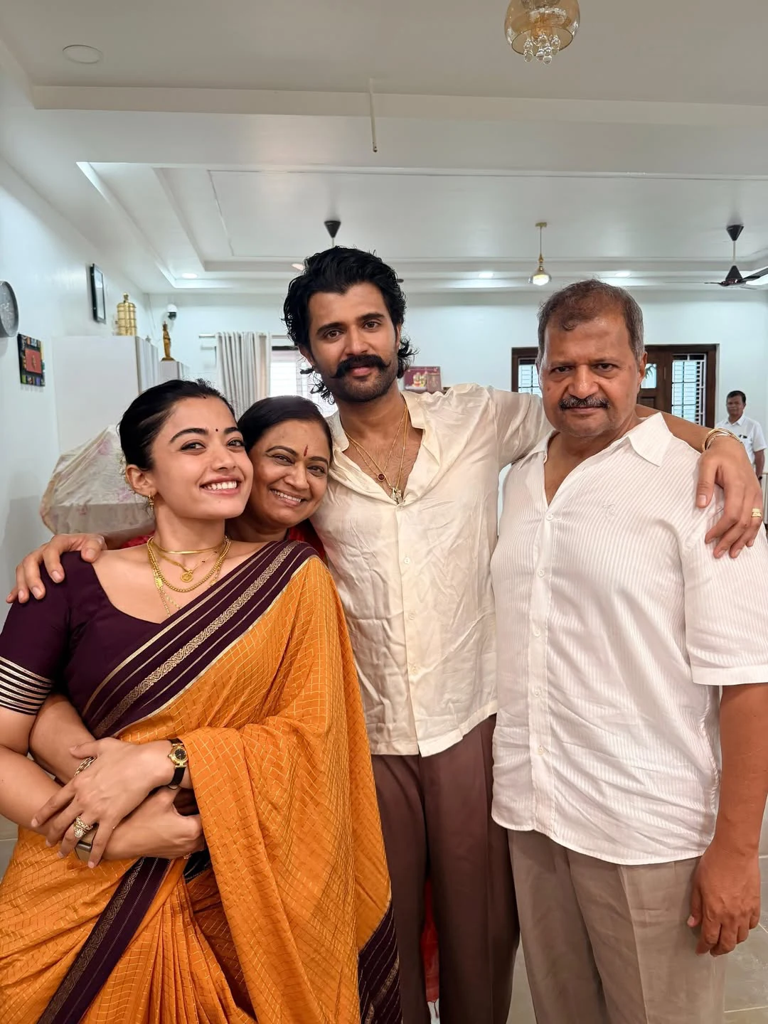 Vijay Deverakonda Rashmika Mandanna Family Photos
