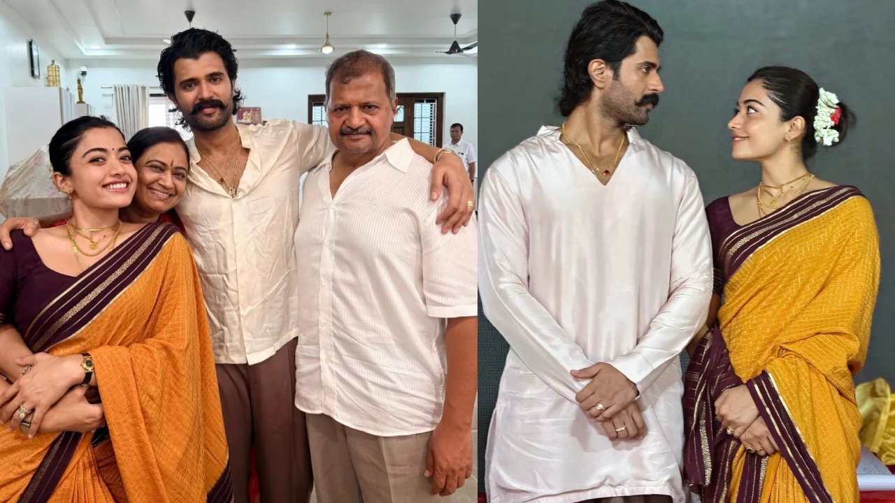 Vijay Deverakonda Rashmika Mandanna Family Photos