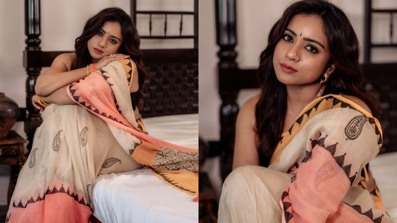 Vithika Sheru : మత్తెక్కించే కళ్లతో.. చీరకట్టులో వితిక అందాల విందు