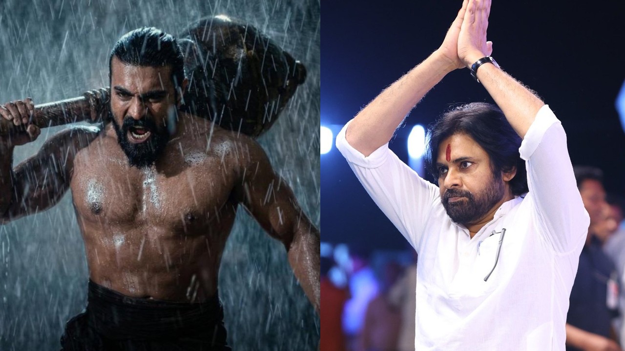 Janasena Peddi : ఇటు జనసేన మీటింగ్ అటు పెద్ది ఈవెంట్.. ఒకేసారి బాబాయ్ అబ్బాయి..