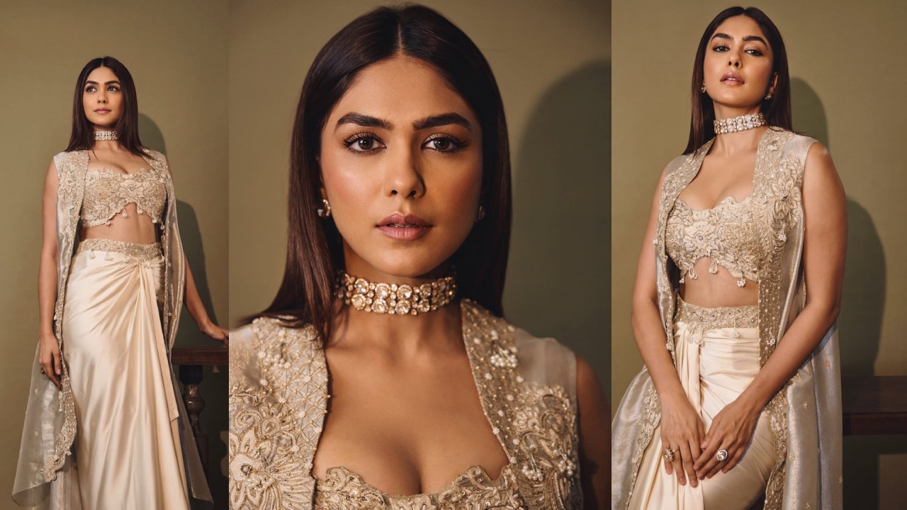 Mrunal Thakur : మృణాల్ ఠాకూర్ మెరుపులు.. ట్రెడిషినల్ డ్రెస్ లో మోడ్రన్ గా..
