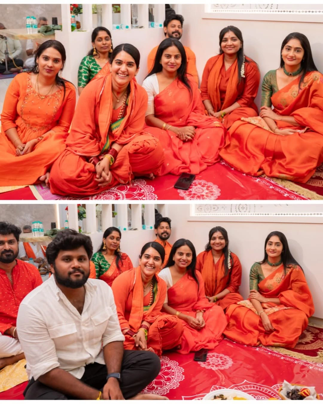 Sravanthi Chokarapu Wears Hanuman Mala
