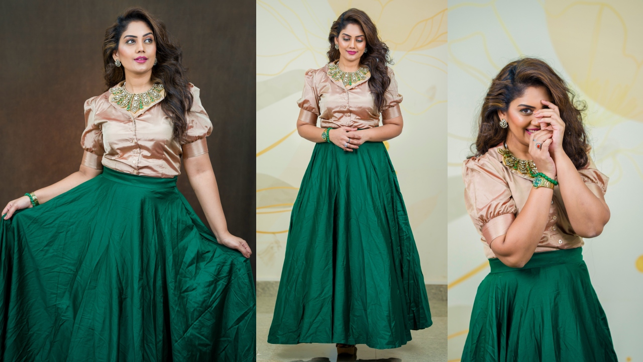 Karuunaa Bhushan : భారీ హారంతో క‌రుణ భూష‌ణ్.. క్యూట్ ఫోటోలు