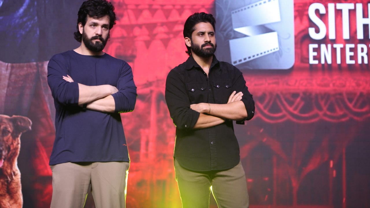Akkineni Hero's Nagarjuna Naga Chaitanya Akhil in Lenin Blockbuster Vaibhavam Event