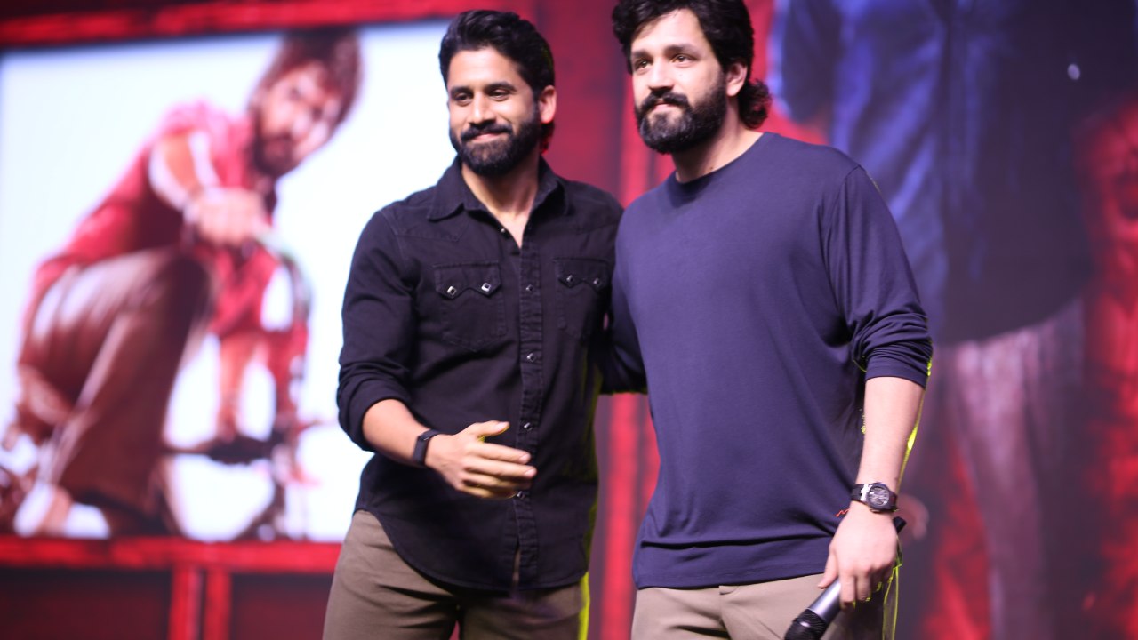 Akkineni Hero's Nagarjuna Naga Chaitanya Akhil in Lenin Blockbuster Vaibhavam Event