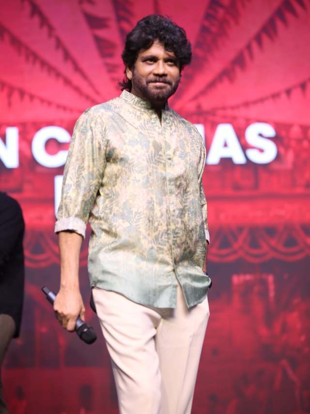 Akkineni Hero's Nagarjuna Naga Chaitanya Akhil in Lenin Blockbuster Vaibhavam Event