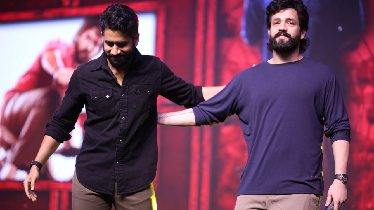 Akkineni Hero's Nagarjuna Naga Chaitanya Akhil in Lenin Blockbuster Vaibhavam Event