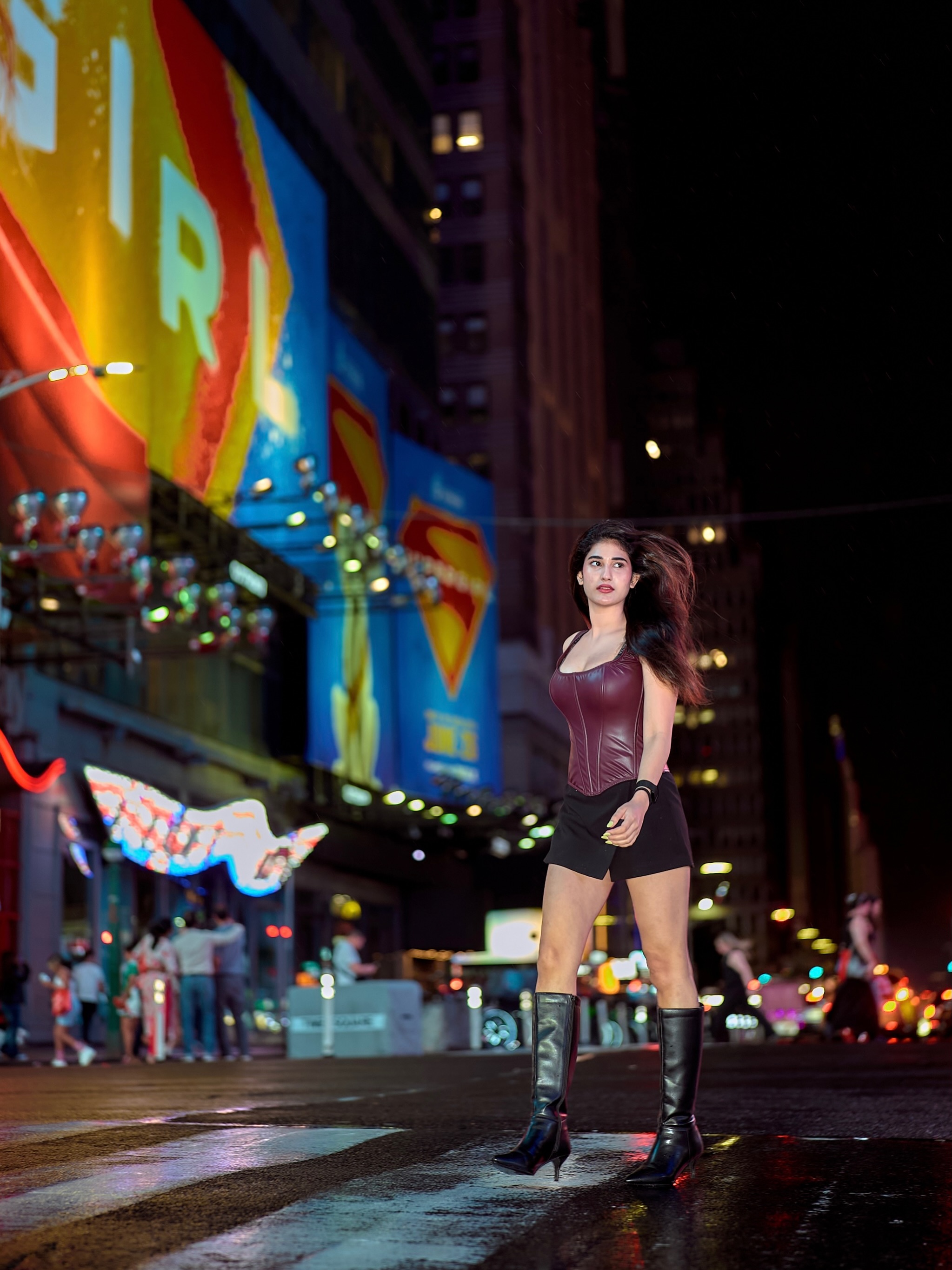 Amrutha Chowdary Dazzling Looks from New York