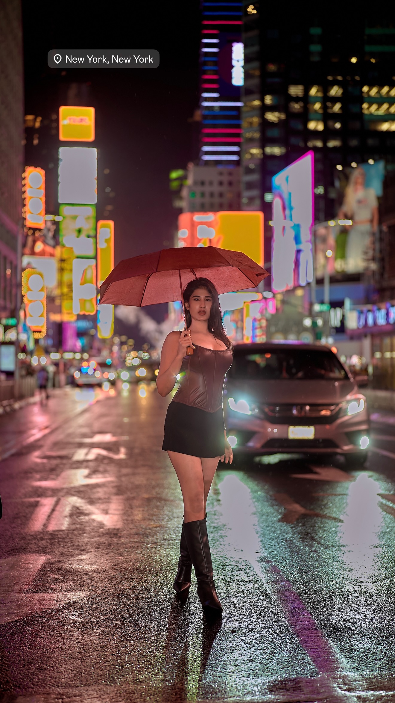 Amrutha Chowdary Dazzling Looks from New York