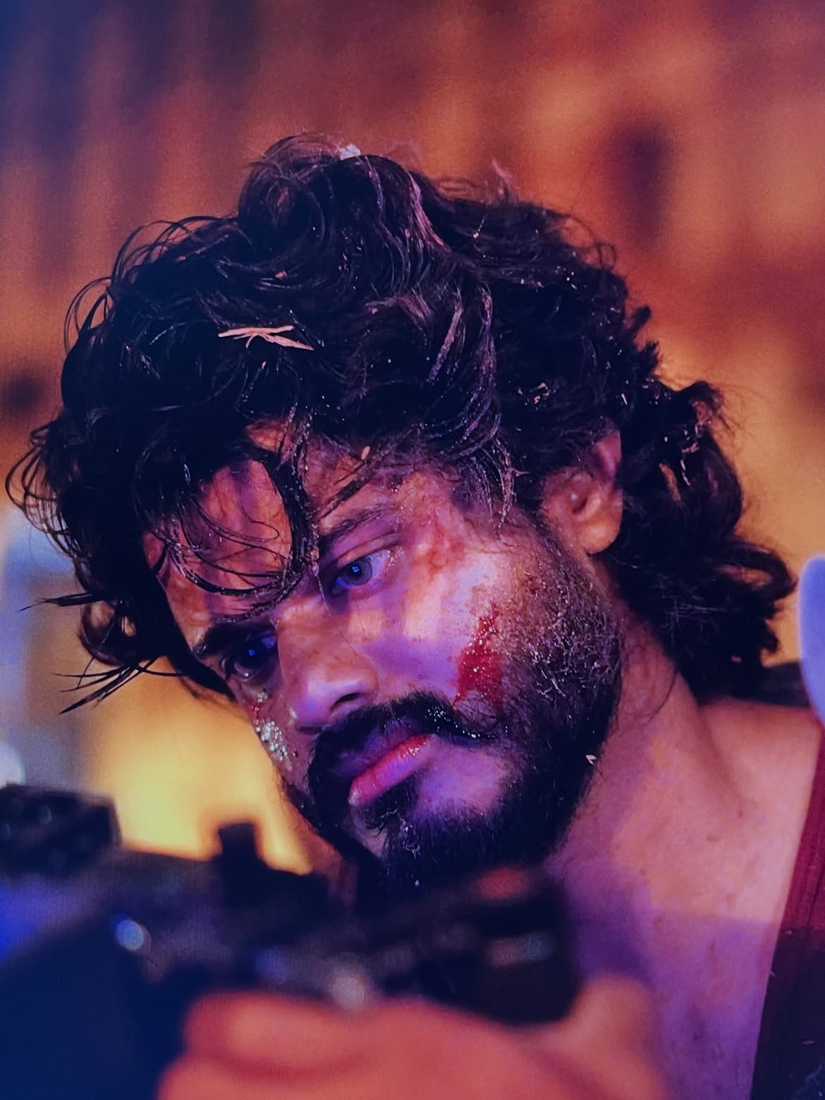 Anand Deverakonda Shares Takshakudu Movie Working Stills
