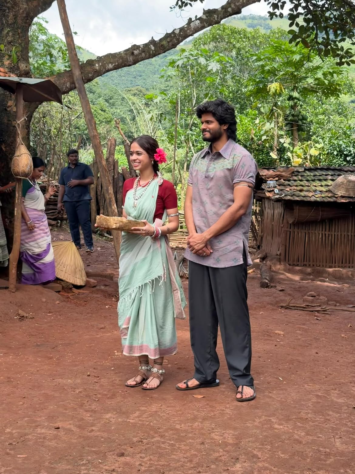 Anand Deverakonda Shares Takshakudu Movie Working Stills