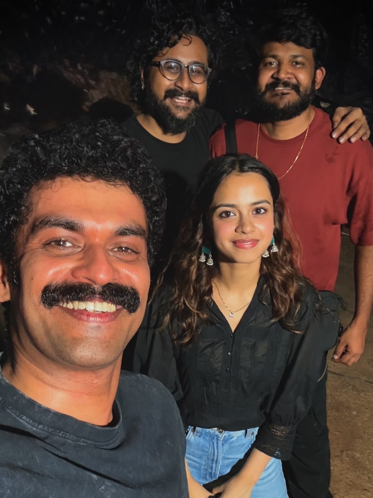 Anand Deverakonda Shares Takshakudu Movie Working Stills