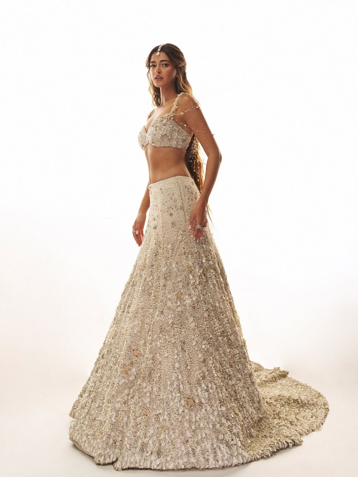 Ananya Panday Shines in Lehenga