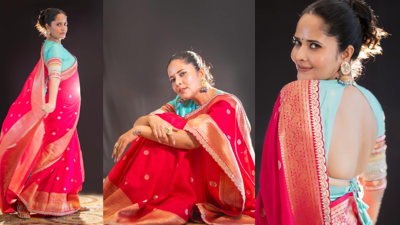 Anasuya Bharadwaj : తలపై కొప్పు.. చీరకట్టు.. లేటెస్ట్ అనసూయ ఫొటోలు చూశారా..
