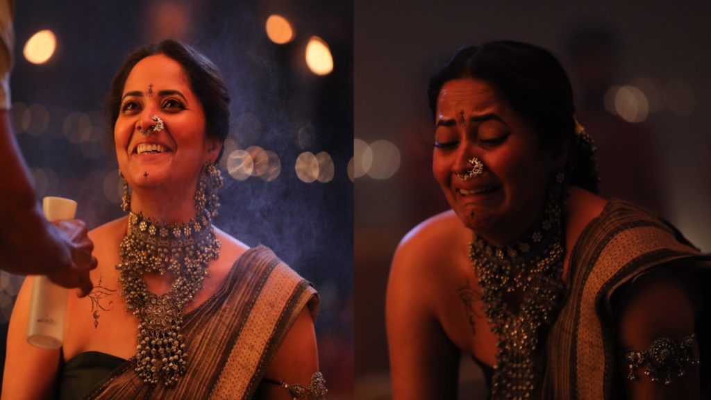 Anasuya : నాగబంధం మూవీ షూటింగ్ సిల్ట్స్ షేర్ చేసిన అనసూయ.. ఫోటోలు వైరల్