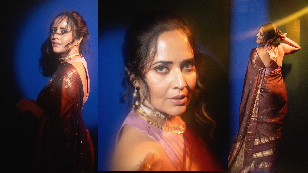 Anasuya Bharadwaj : చీర‌లో మెరిసిపోతున్న తెలుగు అందం.. యాంక‌ర్ అన‌సూయ ఫోటోలు వైర‌ల్