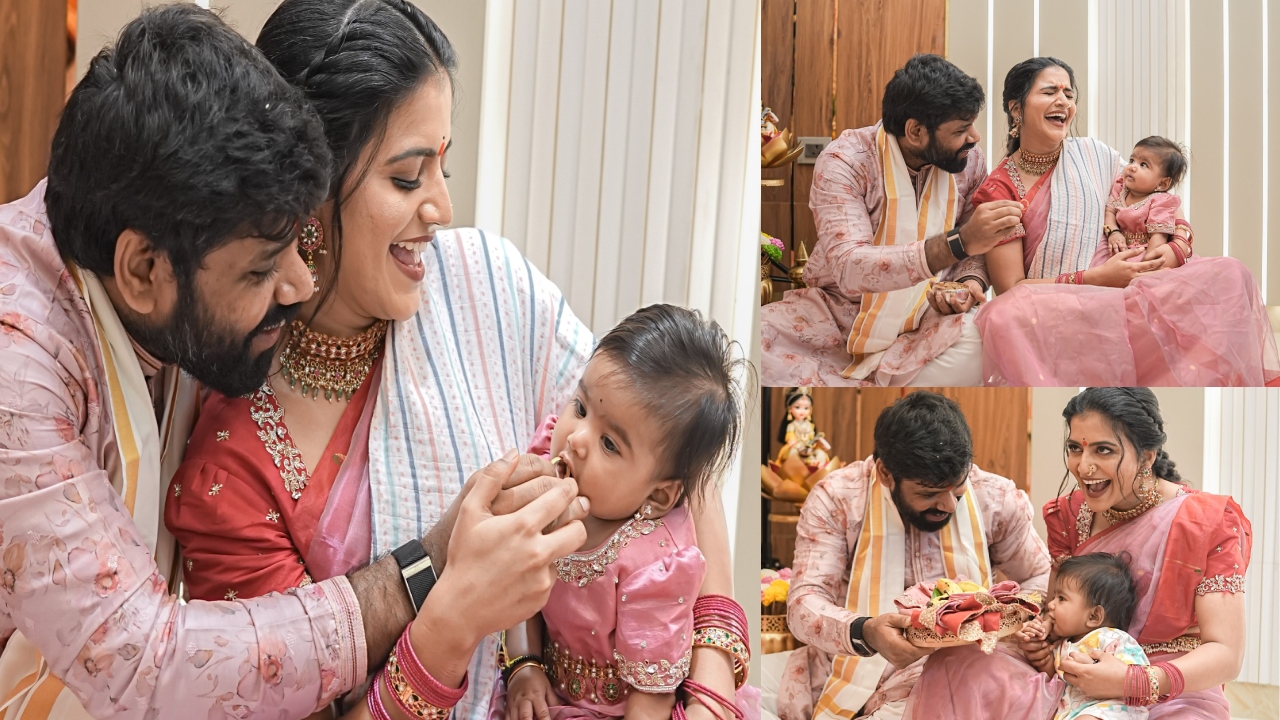 Shiva Jyothi : యాంక‌ర్ శివ‌జ్యోతి కూతురు.. వెన్నెలమ్మ అన్నప్రసన‌.. ఫోటోలు