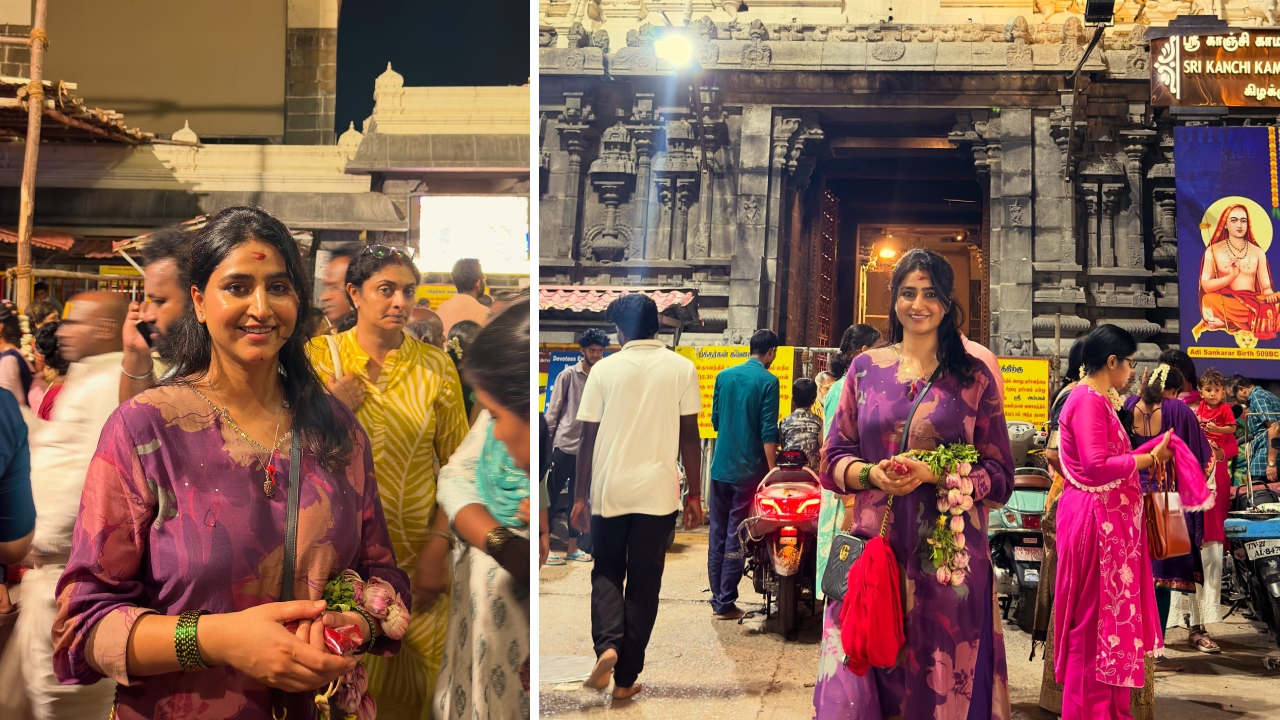 Varshini : కంచి కామాక్షి టెంపుల్‌లో యాంక‌ర్ వ‌ర్షిణి.. ఆధ్యాత్మిక పర్యటన ఫోటోలు వైరల్