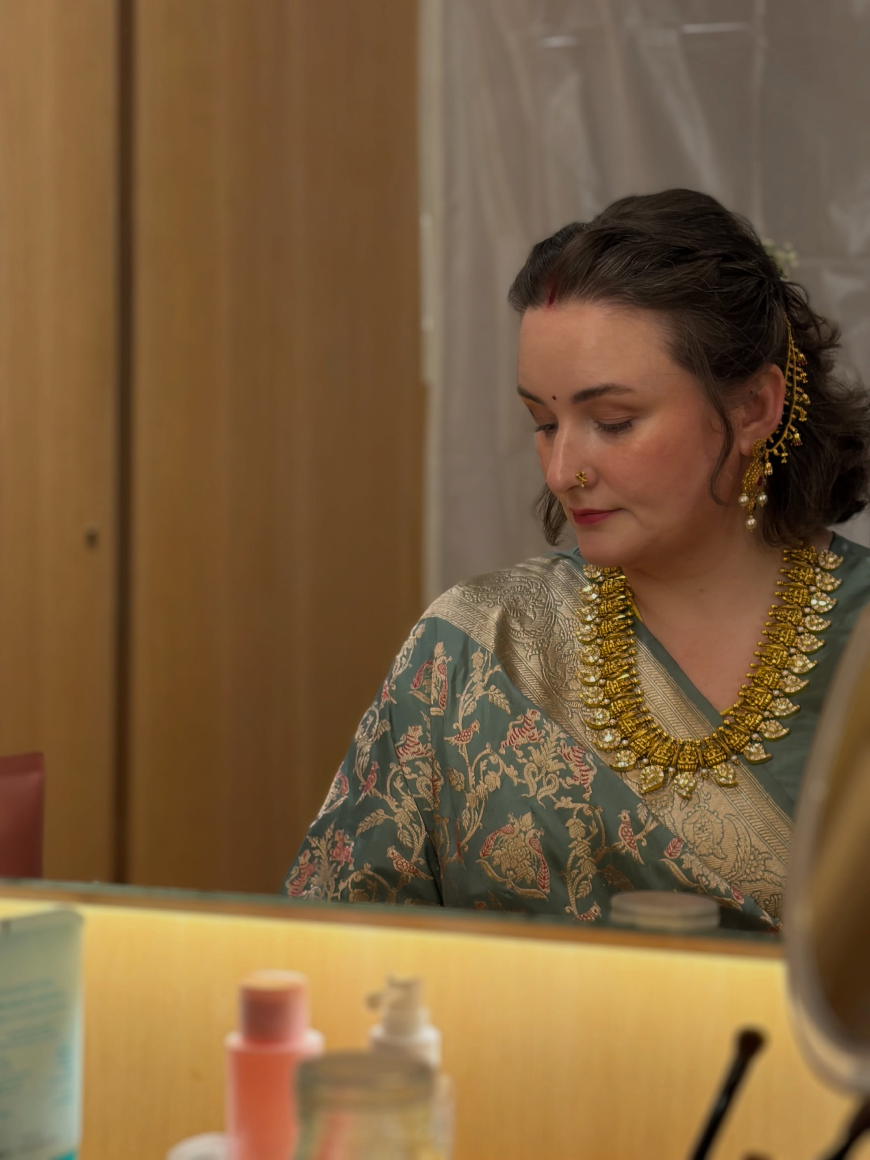 Pawan Kalyan Wife Anna Lezhneva Traditional Looks
