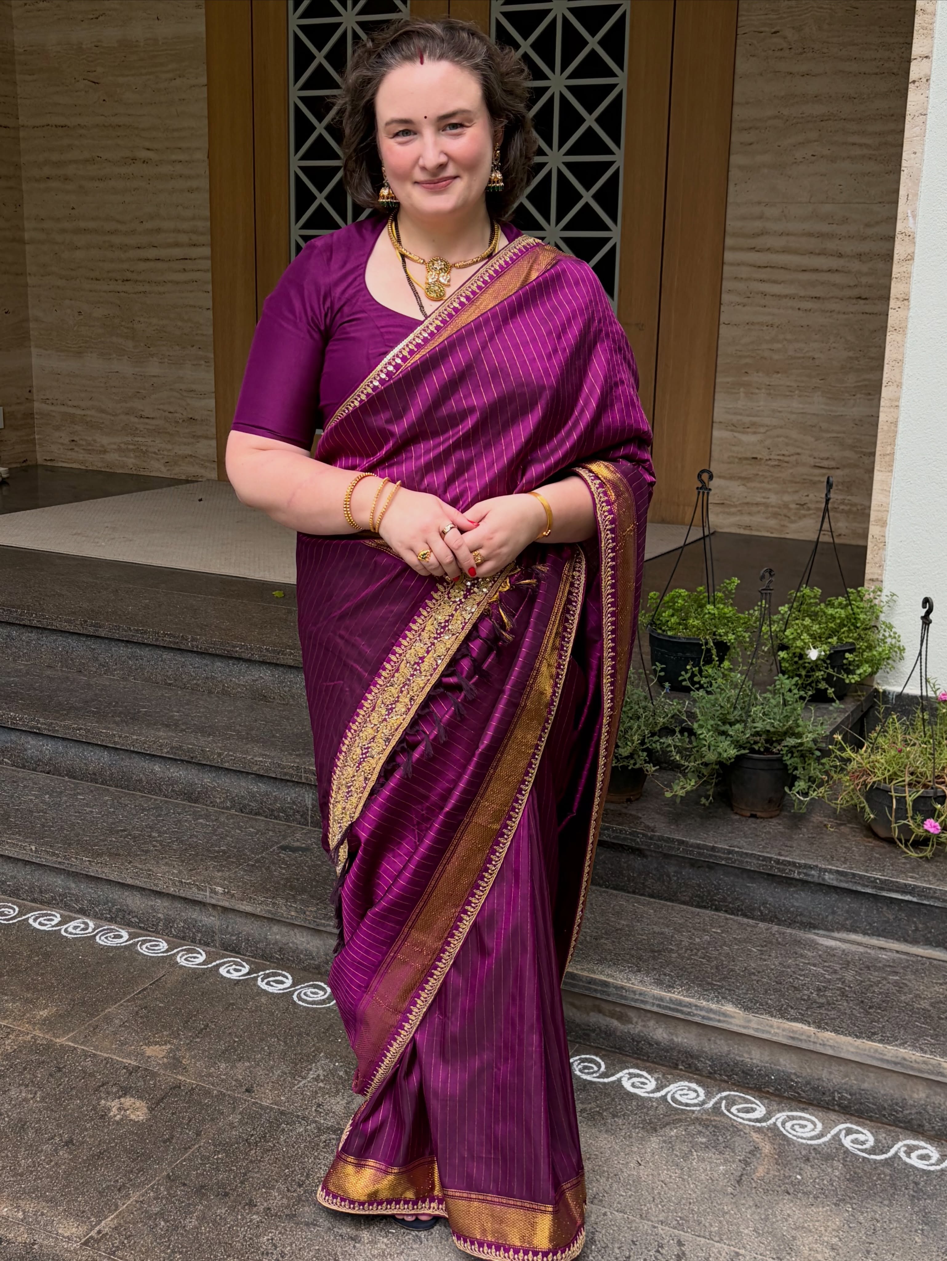 Pawan Kalyan Wife Anna Lezhneva Traditional Looks