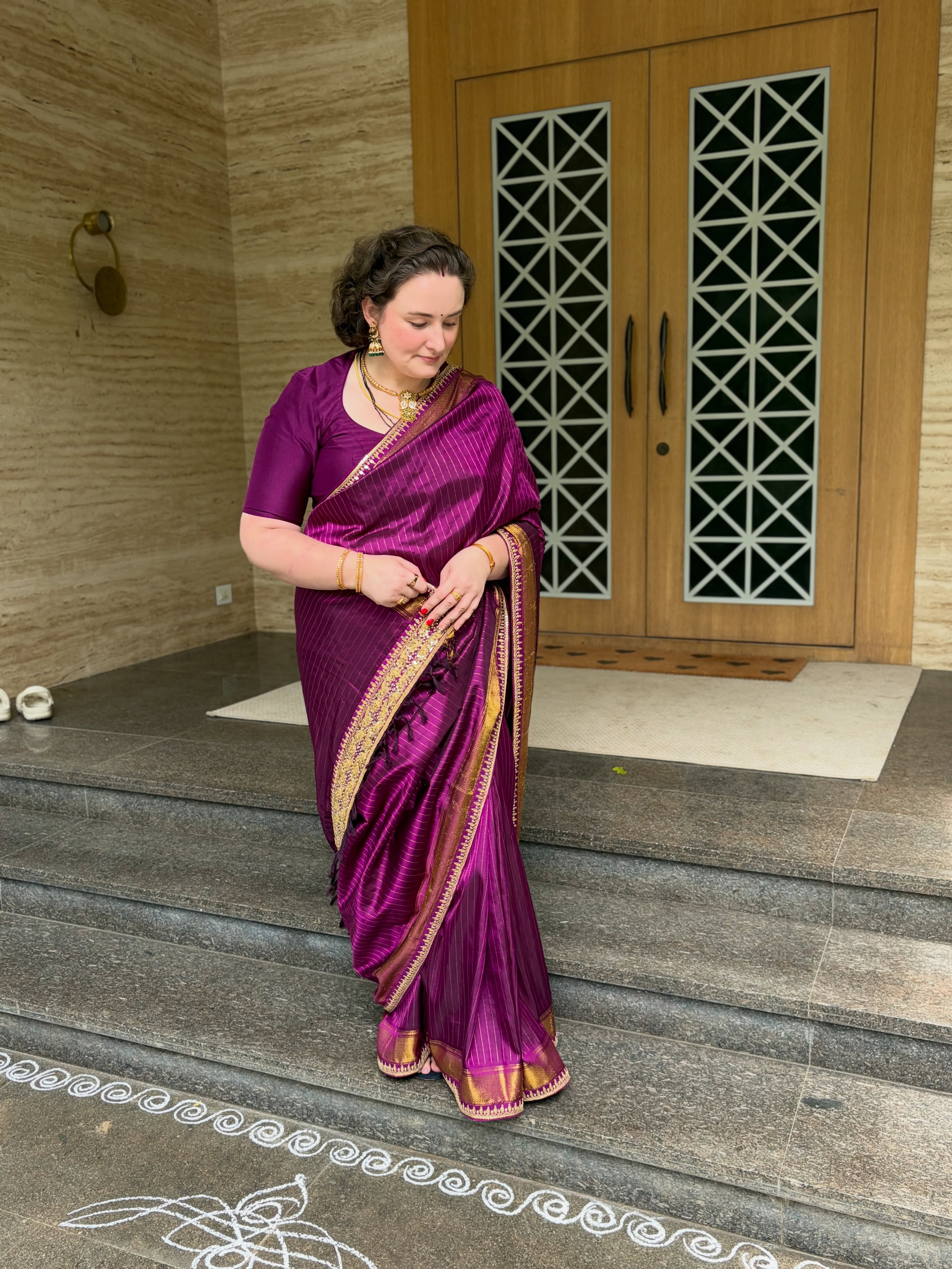 Pawan Kalyan Wife Anna Lezhneva Traditional Looks
