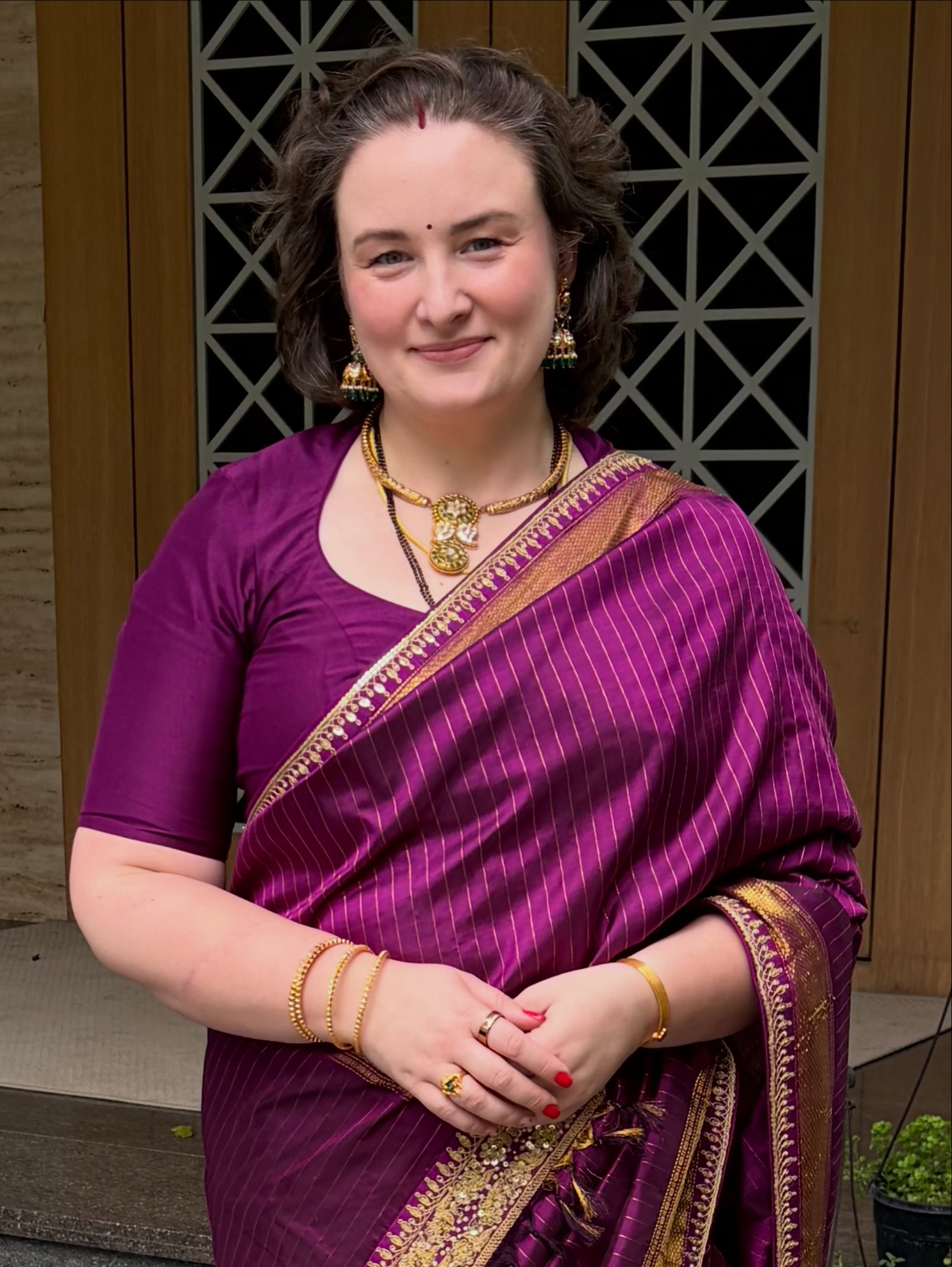 Pawan Kalyan Wife Anna Lezhneva Traditional Looks