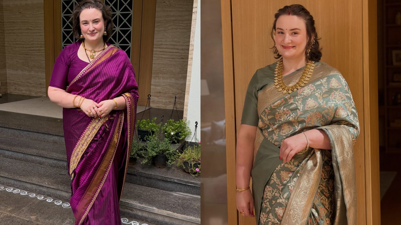 Anna Lezhneva : ట్రెడిషినల్ లుక్స్ లో పవన్ కళ్యాణ్ భార్య.. అన్నా లెజినోవా ఫొటోలు..