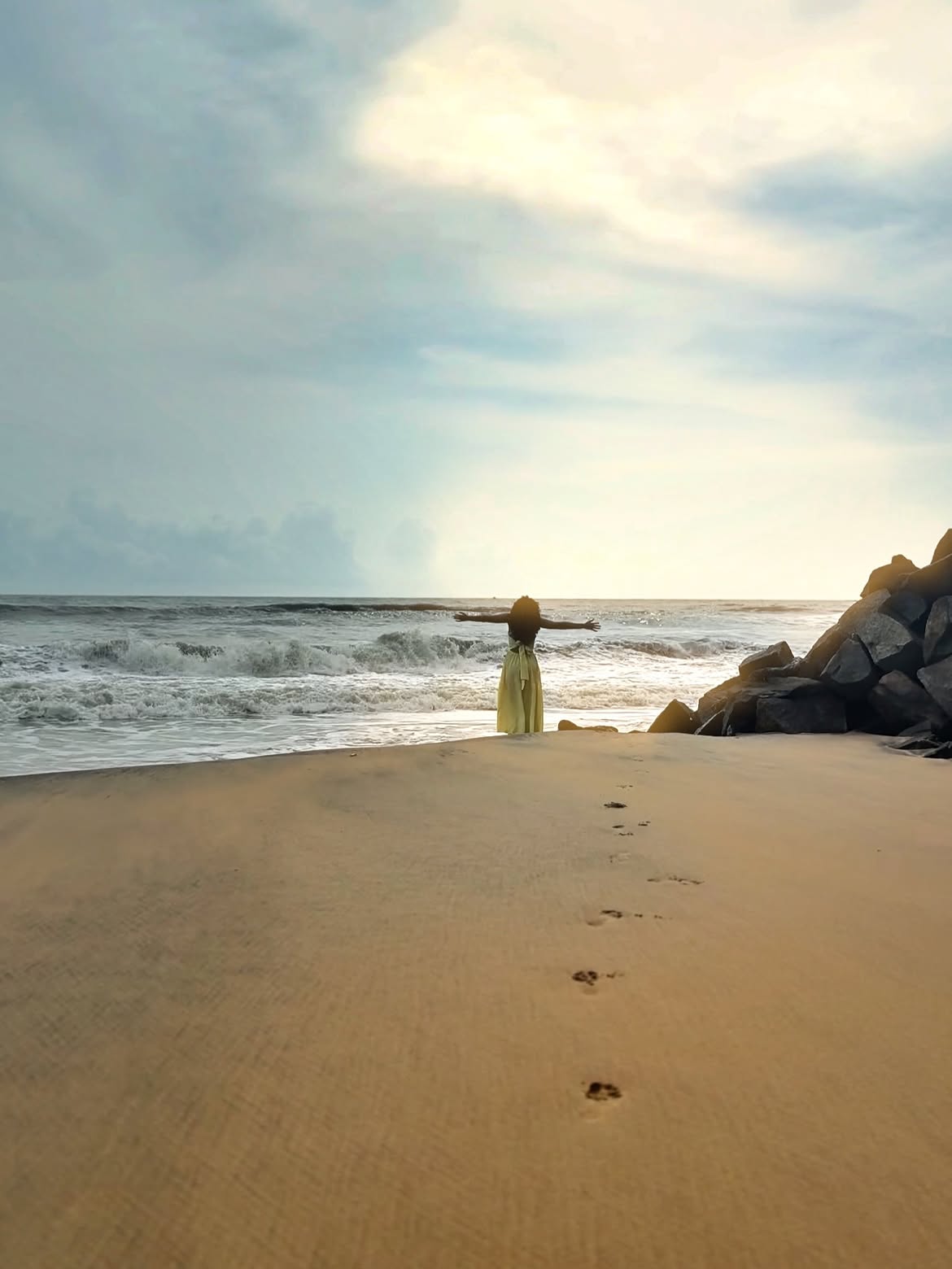 Anupama Parameswaran Enjoying in Nature