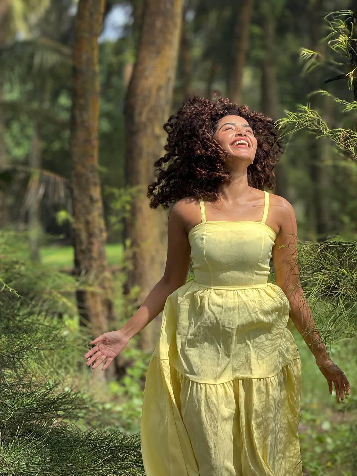 Anupama Parameswaran Enjoying in Nature