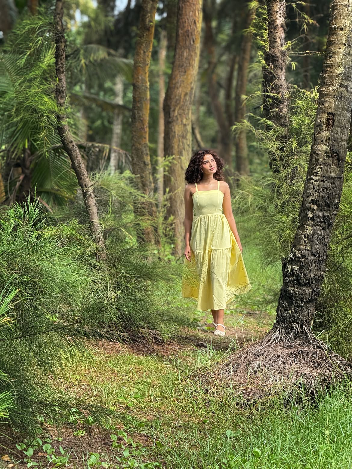Anupama Parameswaran Enjoying in Nature