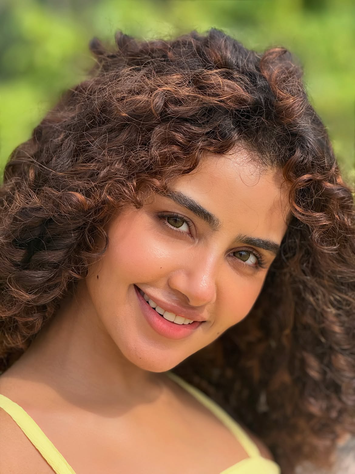 Anupama Parameswaran Enjoying in Nature