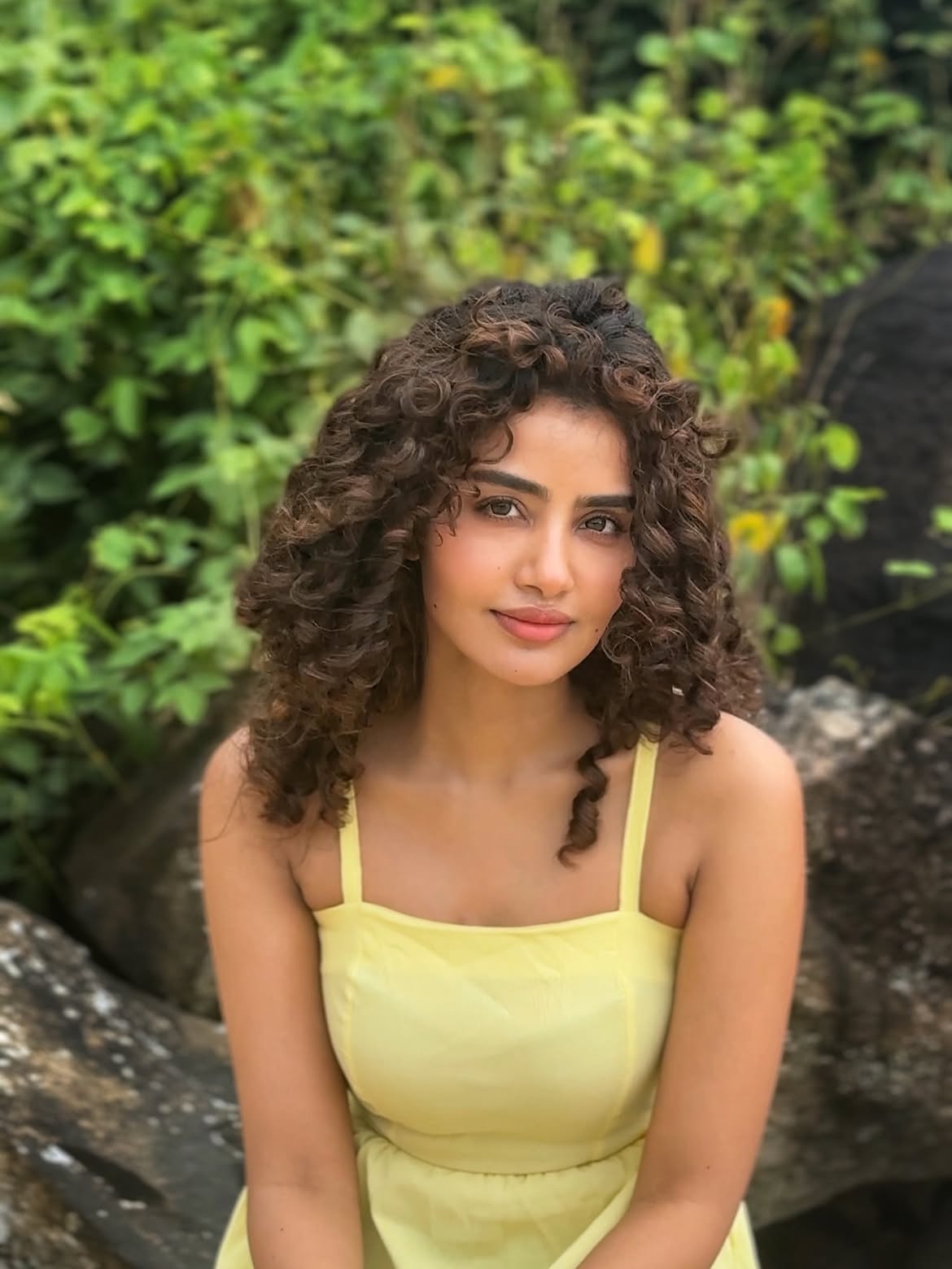 Anupama Parameswaran Enjoying in Nature